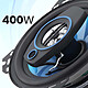 Avis Avizar Haut-parleur Automobile 5 pouces 13x13cm 400W Aimant en Ferrite Sensibilité 88dB Noir / Bleu