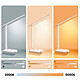 Avis Max excell Lampe LED Bureau Pliable Rechargeable Tactile avec Support Intégré Blanc