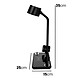 Acheter Avizar Lampe de table LED 3-en-1 avec Haut-parleur Bluetooth et Station de Charge Noir