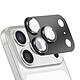 Avizar Protection Objectif Caméra pour iPhone 17 Pro Max Cadre Monobloc en Aluminium Noir - Protection intégrale du bloc caméra pour une sécurité homogène et élégante