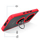 Acheter Avizar Coque pour Redmi Note 15 avec Anneau Magnétique Rotatif et Finition Givrée Rouge