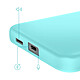 Avizar Coque pour Galaxy S25 FE Soft-Touch en Silicone Série Fast Cover Turquoise pas cher