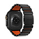 Nomad Bracelet Sport Renforcé pour Watch 49mm avec Fermoir Magnétique Noir / Orange Le Bracelet Stratos Associe Titane Grade 4 et FKM Ventile pour Un Port Confortable au Quotidien