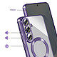 Acheter Avizar Coque pour Galaxy S26 MagSafe Souple Antichocs avec Contour Chromé