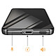 Avizar Coque pour Galaxy S26 MagSafe Souple Antichocs avec Contour Chromé pas cher