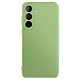 Avizar Coque pour Galaxy S25 FE Soft-Touch en Silicone Série Fast Cover Vert - Silicone semi-rigide alliant souplesse et solidité pour une protection efficace
