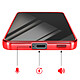 Avizar Coque pour Galaxy S26 Plus MagSafe Souple Antichocs avec Contour Chromé pas cher