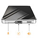 Avizar Coque pour Galaxy S26 MagSafe Souple Antichocs avec Contour Chromé pas cher