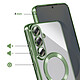 Acheter Avizar Coque pour Galaxy S26 MagSafe Souple Antichocs avec Contour Chromé