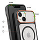 Avis Avizar Coque MagSafe pour iPhone 13 / 14 Dos Fumé avec Cadre en Silicone Renforcée