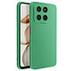 Avizar Coque pour Honor 400 Smart en Silicone Souple avec Renfort Bloc Caméra Vert - Coque en silicone souple absorbant les chocs, idéale pour protéger efficacement votre Honor 400 Smart contre les rayures et les petits impacts quotidiens