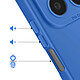 Acheter Avizar Coque pour Honor 400 Smart en Silicone Souple avec Renfort Bloc Caméra Bleu
