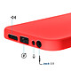 Avizar Coque pour Redmi 15C Soft-Touch en Silicone Série Fast Cover pas cher