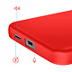 Avizar Coque pour Galaxy S25 FE Soft-Touch en Silicone Série Fast Cover pas cher