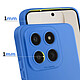 Avis Avizar Coque pour Honor 400 Smart en Silicone Souple avec Renfort Bloc Caméra Bleu