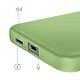 Avizar Coque pour Galaxy S25 FE Soft-Touch en Silicone Série Fast Cover pas cher