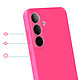 Avis Avizar Coque pour Galaxy S25 FE Soft-Touch en Silicone Série Fast Cover Fuchsia
