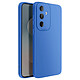Avizar Coque pour Galaxy S25 FE en Silicone Souple avec Renfort Bloc Caméra Bleu - Coque en silicone souple absorbant les chocs, idéale pour protéger efficacement votre Galaxy S25 FE contre les rayures et les petits impacts quotidiens