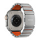 Nomad Bracelet Sport Renforcé pour Watch 49mm avec Fermoir Magnétique Orange Le Bracelet Stratos Associe Titane Grade 4 et FKM Ventile pour Un Port Confortable au Quotidien