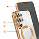 Acheter Avizar Coque pour Galaxy S26 Ultra Compatible MagSafe avec Contour Chromé
