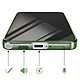 Avizar Coque pour Galaxy S26 Ultra Compatible MagSafe avec Contour Chromé pas cher