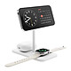 Twelve south Support de Charge Sans Fil Qi2 3-en-1 Modèle HiRise 3 Deluxe Compatible MagSafe Blanc pas cher