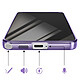 Avizar Coque pour Galaxy S26 Ultra Compatible MagSafe avec Contour Chromé pas cher