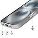 Acheter Avizar Coque MagSafe pour iPhone 16 Protection Bi-matière Dos Rigide