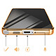 Avizar Coque pour Galaxy S26 Ultra Compatible MagSafe avec Contour Chromé pas cher