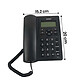 Acheter Avizar Téléphone Fixe Modèle TX-8975 Multifonction avec Écran LCD 16 Caractères