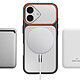 Avizar Coque MagSafe pour iPhone 16 Protection Bi-matière Dos Rigide pas cher