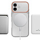 Avizar Coque MagSafe pour iPhone 16 Protection Bi-matière Dos Rigide pas cher