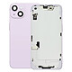 Clappio Châssis Complet pour iPhone 14 avec Vitre Arrière et Lentilles Caméra Violet clair - Châssis complet prémonté avec vitre arrière intégrée permettant de remplacer rapidement un dos fissuré ou un cadre endommagé