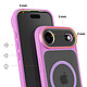 Avis Avizar Coque MagSafe pour iPhone iPhone Air Protection Bi-matière Dos Rigide Violet