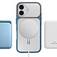 Avizar Coque MagSafe pour iPhone 16 Protection Bi-matière Dos Rigide pas cher