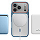 Avizar Coque MagSafe pour iPhone 17 Pro Protection Bi-matière Dos Rigide pas cher
