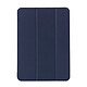 Decoded Étui pour iPad Pro 11 pouces 2025 Fonction Stand avec Rabat Tri-Fold Magnétique Bleu marine Cet étui bleu marine pour iPad Pro 11 pouces 2025 / 2024 M4/M5 intègre une structure interne rigide qui absorbe les chocs et protège les angles de l'appareil