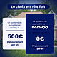 Daewoo - Alarme Maison Wifi Sans Fil Vigilia VIG504 - Kit Complet avec 3 Caméras Full HD intérieur/ 2 x Extérieur autonomes et 12 Accessoires pas cher