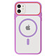 Avizar Coque MagSafe pour iPhone 11 Dos Fumé avec Cadre en Silicone Renforcée La Coque MagSafe pour iPhone 11 assure une fixation stable avec les accessoires MagSafe