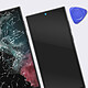 Acheter Clappio Écran Complet pour Galaxy S22 Ultra Dalle Soft OLED avec Châssis Intégré Noir