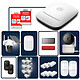 Daewoo - Pack Alarme Maison sans Fil Elite (Harmonie+) - Centrale PA501Z - Kit XXL 19 Accessoires + 1 Caméra Solaire Motorisée & 1 Intérieure Kit alarme connectée Wi-Fi sans abonnement - Caméra intérieure Full HD + 19 accessoires - Sirène et batterie intégrées - Pilotage application mobile