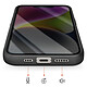 Acheter Avizar Coque MagSafe pour iPhone 15 Plus / 14 Plus Dos Rigide avec Cadre en Silicone
