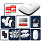Daewoo - Pack Alarme Maison sans Fil Elite (Defense+) - Centrale PA501Z - Kit comprenant 15 Accessoires + 2 Caméras autonomes Extérieure & 1 Intérieur Kit alarme connectée Wi-Fi sans abonnement - Caméra intérieure Full HD  - Pilotage application mobile