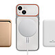 Avizar Coque MagSafe pour iPhone 15 Plus / 14 Plus Dos Rigide avec Cadre en Silicone pas cher