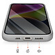 Acheter Avizar Coque MagSafe pour iPhone 15 Plus / 14 Plus Dos Rigide avec Cadre en Silicone