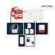 Daewoo - Alarme Maison Wifi et GSM 4G Sans Fil Vigilia VIG501+ - Kit Complet avec Caméra Full HD intérerieur et 8 Accessoires Kit alarme connectée Wi-Fi sans abonnement - Caméra intérieure Full HD + 8 accessoires - Sirène et batterie intégrées - Pilotage application mobile