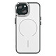 Avizar Coque MagSafe pour iPhone 15 Plus / 14 Plus Protection Bi-matière Renforcé La coque MagSafe blanc pour iPhone 15 Plus / 14 Plus combine rigidité et souplesse pour absorber efficacement les chocs