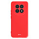 Roar Coque pour Redmi Note 15 Série Colorful Jelly en Silicone Finition Mate Rouge - Coque en silicone souple avec finition mate douce au toucher pour un confort d'utilisation au quotidien