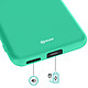Acheter Roar Coque pour Redmi Note 15 Série Colorful Jelly en Silicone Finition Mate Vert Menthe