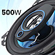 Avis Avizar Haut-parleur Automobile 6 pouces 16x16cm 500W Aimant en Ferrite Sensibilité 90dB Noir / Bleu